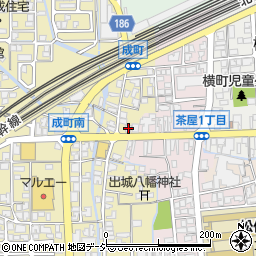 石川県白山市成町52周辺の地図