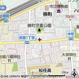石川県白山市安田町周辺の地図