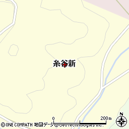富山県南砺市糸谷新周辺の地図