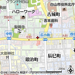 串揚げいやさか松任中町店周辺の地図