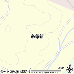 富山県南砺市糸谷新周辺の地図