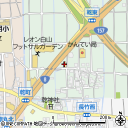 ラーメンの寳龍松任店周辺の地図