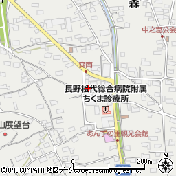 長野県千曲市森1345-3周辺の地図