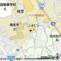 長野県千曲市桜堂214周辺の地図
