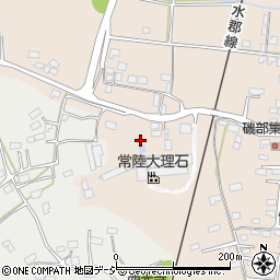 茨城県常陸太田市磯部町132周辺の地図
