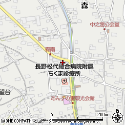 長野県千曲市森1344-5周辺の地図