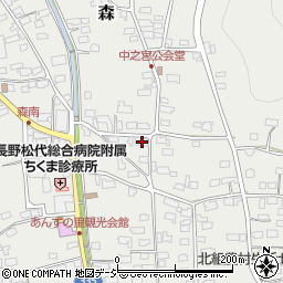 長野県千曲市森2361周辺の地図