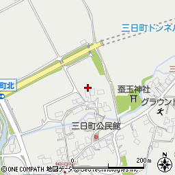 長野県大町市大町三日町407周辺の地図