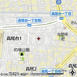 石川県金沢市高尾台1丁目385周辺の地図