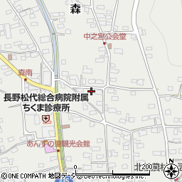 長野県千曲市森2362-1周辺の地図