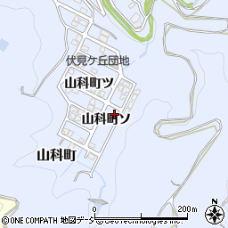 石川県金沢市山科町ソ43周辺の地図