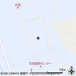 長野県大町市平花見周辺の地図