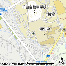 長野県千曲市桜堂95周辺の地図