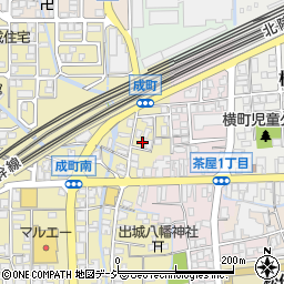 石川県白山市成町70周辺の地図