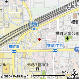 石川県白山市成町67周辺の地図
