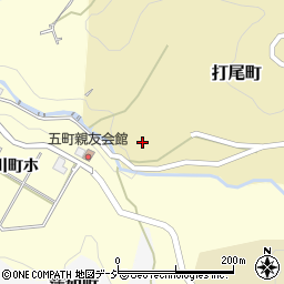 石川県金沢市打尾町ワ周辺の地図