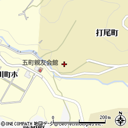 石川県金沢市打尾町（ワ）周辺の地図