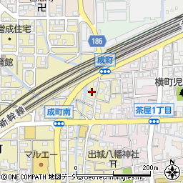 石川県白山市成町93周辺の地図