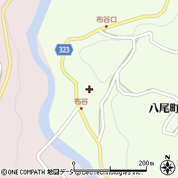 富山県富山市八尾町東布谷424周辺の地図