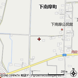 栃木県鹿沼市下南摩町周辺の地図