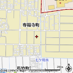 石川県白山市専福寺町周辺の地図