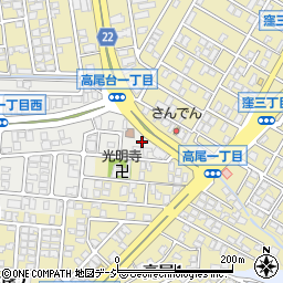 石川県金沢市高尾台1丁目440-1周辺の地図