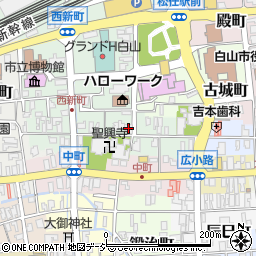 北國新聞松任販売センター周辺の地図
