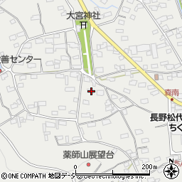 長野県千曲市森1265-2周辺の地図