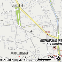 長野県千曲市森1316周辺の地図