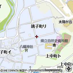 石川県金沢市銚子町リ周辺の地図