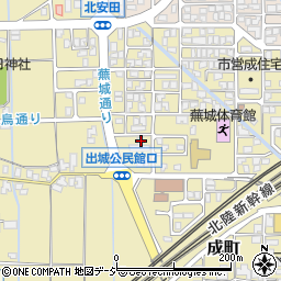石川県白山市成町391周辺の地図