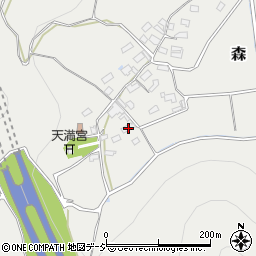 長野県千曲市森980周辺の地図