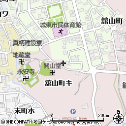 石川県金沢市舘山町キ周辺の地図