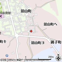 石川県金沢市舘山町ヨ周辺の地図