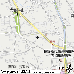 長野県千曲市森1320-1周辺の地図