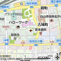 石川県白山市古城町10-1周辺の地図