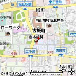 石川県白山市古城町35-1周辺の地図