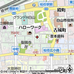 石川県白山市古城町3周辺の地図