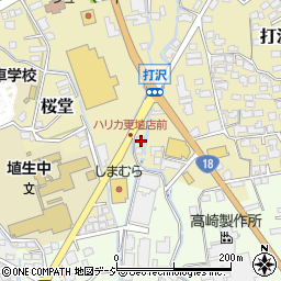 長野県千曲市桜堂596周辺の地図