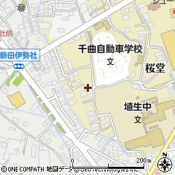 長野県千曲市桜堂87周辺の地図