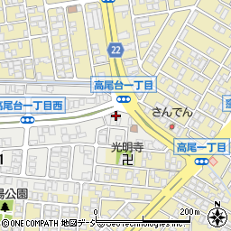 石川県金沢市高尾台1丁目436周辺の地図