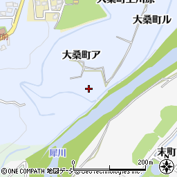 石川県金沢市大桑町（上川原）周辺の地図