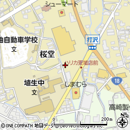 長野県千曲市桜堂221周辺の地図