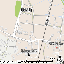 茨城県常陸太田市磯部町450周辺の地図