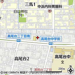 石川県金沢市高尾台2丁目70周辺の地図