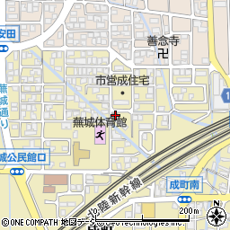 石川県白山市成町642周辺の地図
