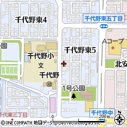 松任千代野郵便局 ＡＴＭ周辺の地図