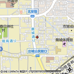 石川県白山市成町375周辺の地図