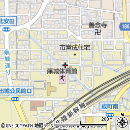 石川県白山市成町715周辺の地図