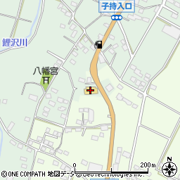 トヨタカローラ群馬　渋川子持店周辺の地図